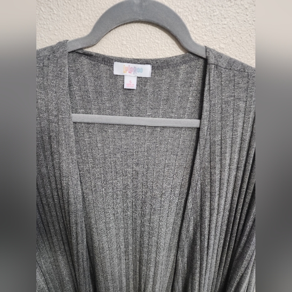 Long, Ribbed Cardigan Duster - Picture 4 of 4